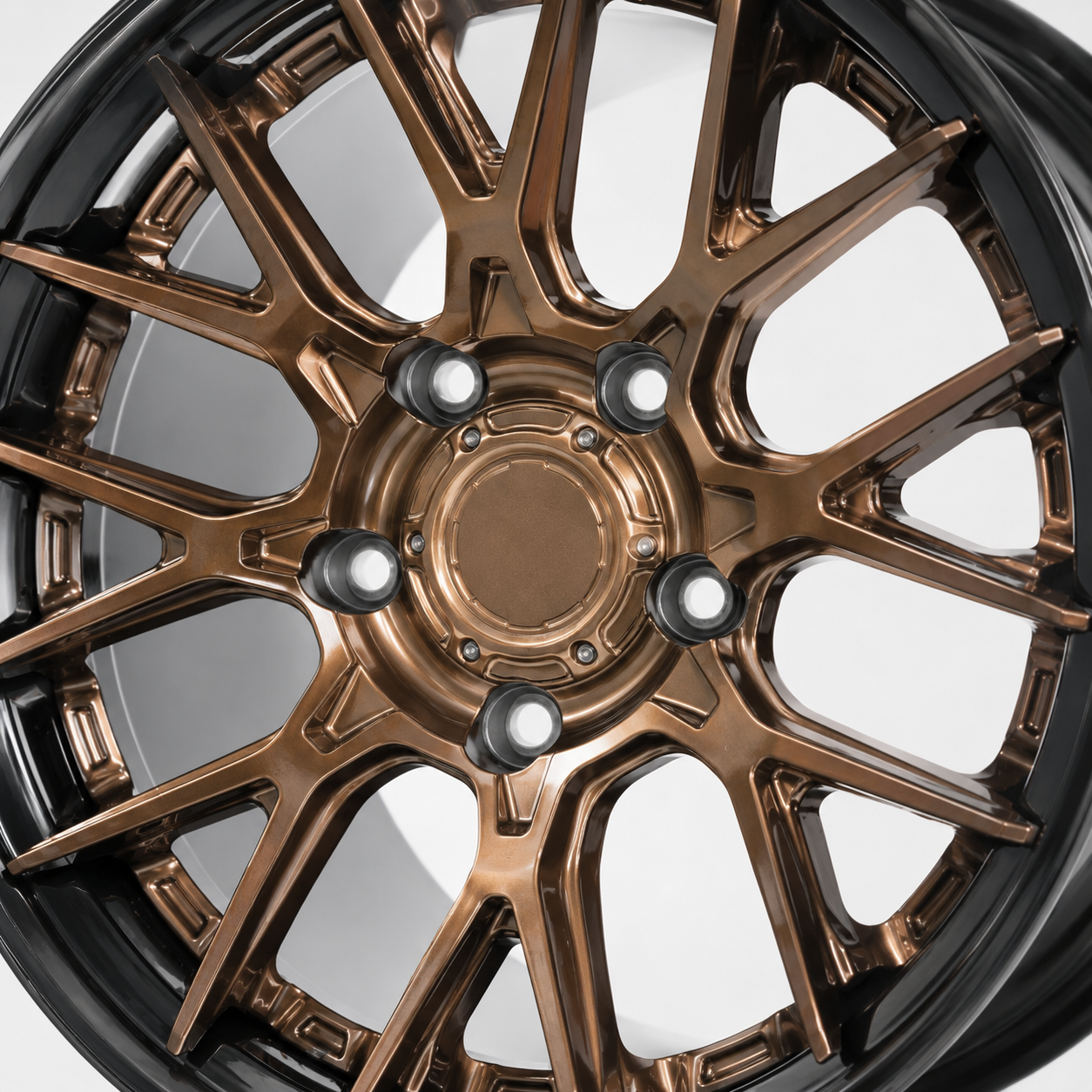 Quality GIVHN Wheels Merge Forged 2-Pieces Bronze with Black lip 6-lug wheel for Offroad  factory