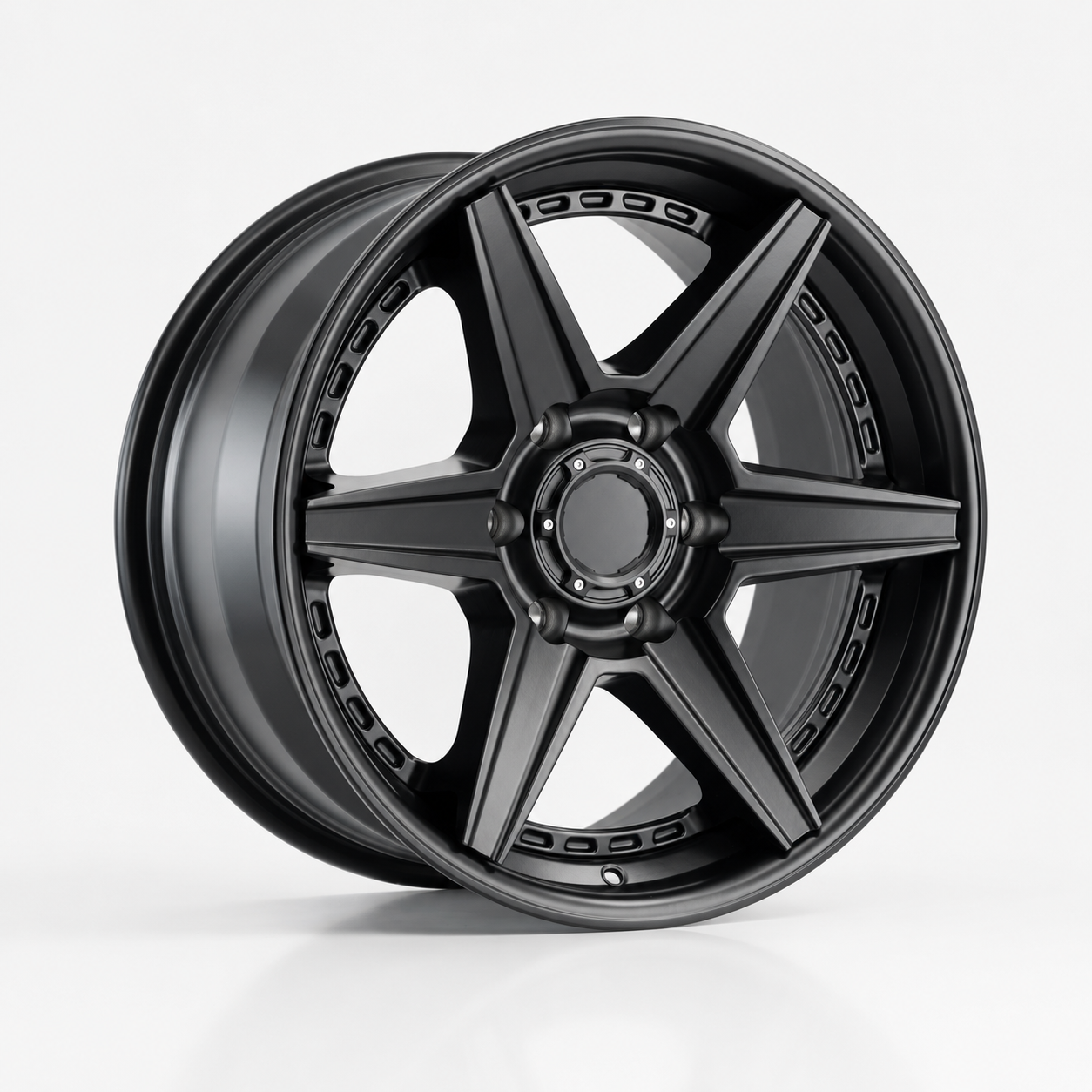 Quality GVICHN Wheels Merge Forged 2-Pieces Overall Matt Black 6x139 wheel for Bronco Raptor RAM1500 Wrangler factory