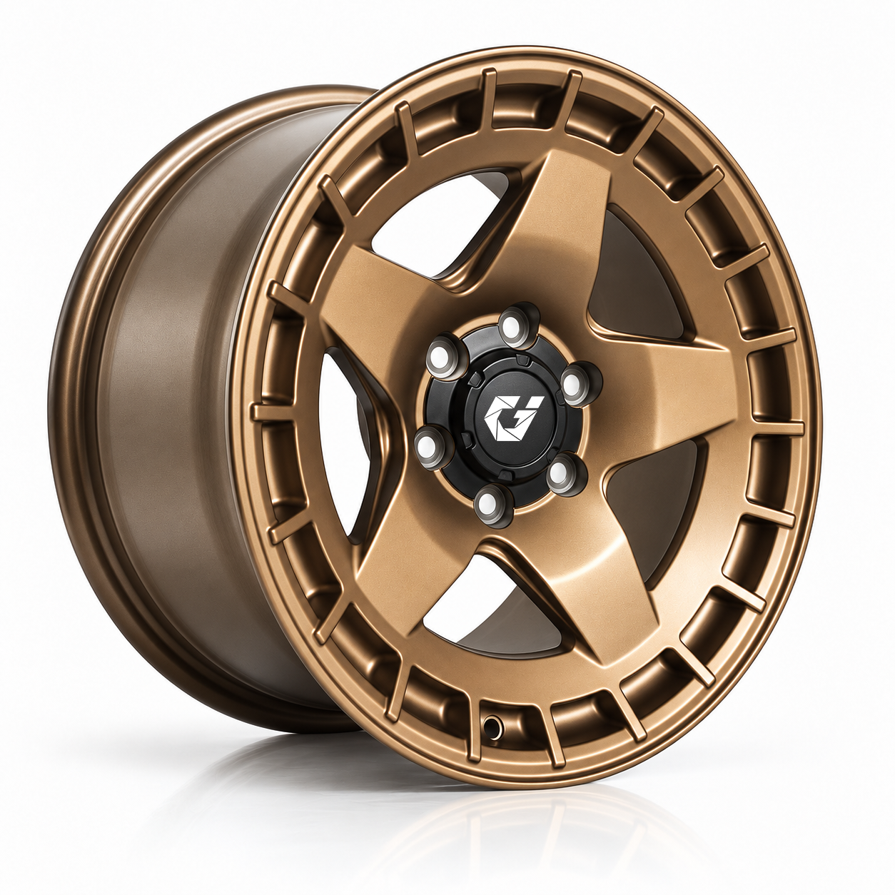 Quality GVICHN Forged Offroad Wheel Overall Bronze 6x139 with Beadlock Ring for 4Runner FJ Cruiser Tacoma factory