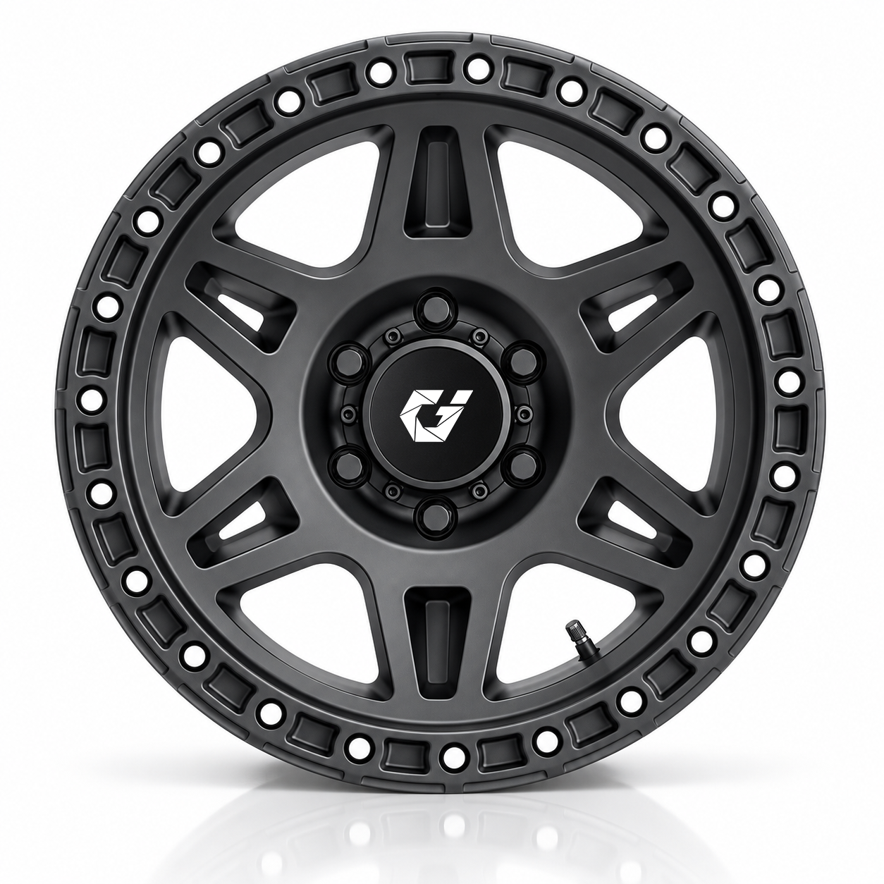 Quality GVICHN Forged Offroad Wheel 6-spoke Concave Design 6x139 with Beadlock Ring for Pickup Truck SUV 4 Runner Pajero V73/V93/V97 Sport Triton L200 D-Max MU-X factory