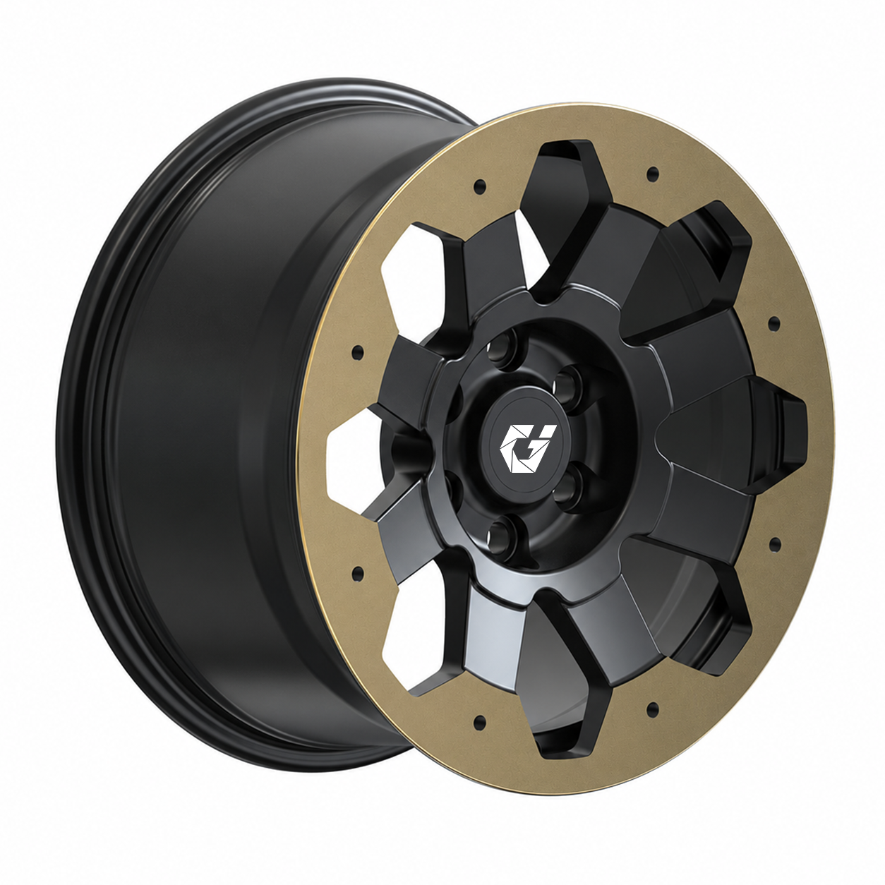 Quality GVICHN Forged Offroad Wheel 2-tone Bronze and Black 17x9 18x9 20x9 6x139.7 Bolt Pattern -18mm Offset for Patrol Y61/Y62 Navara Terra factory