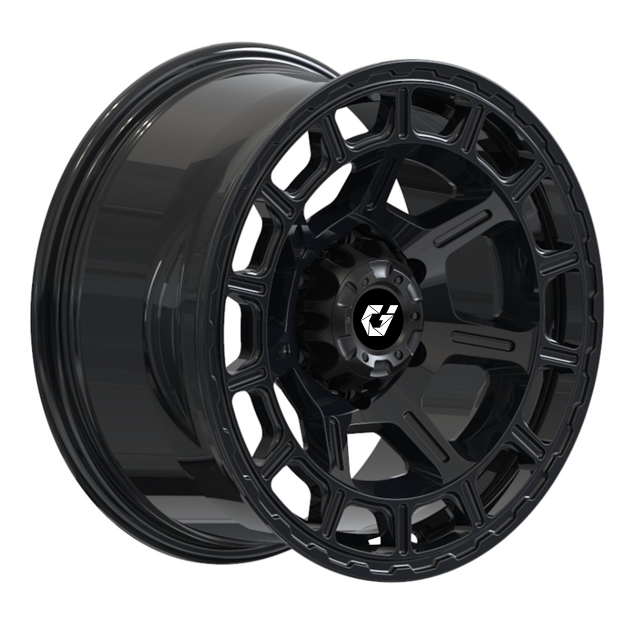 Quality GVICHN Forged Offroad Rim Gloss Black Deep Concave 763B 5X5.50 Bolt Pattern +18mm Offset Customizable  factory