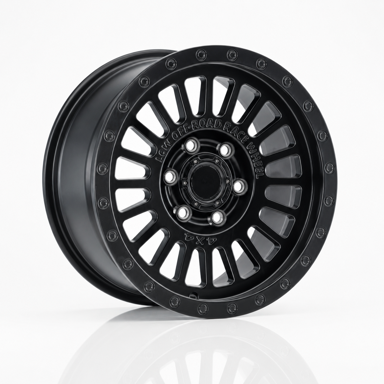 Quality GVICHN Merge Forged Wheel Matte Black Off-Road Rims with Beadlock 17" 18" 19"inch 6x139.7 6x5.5 5x5 8x180 Bolt Pattern 71.5mm Center Bore Customization for Bronco Ranger F-150 Raptor Pickup Truck 4x4  factory