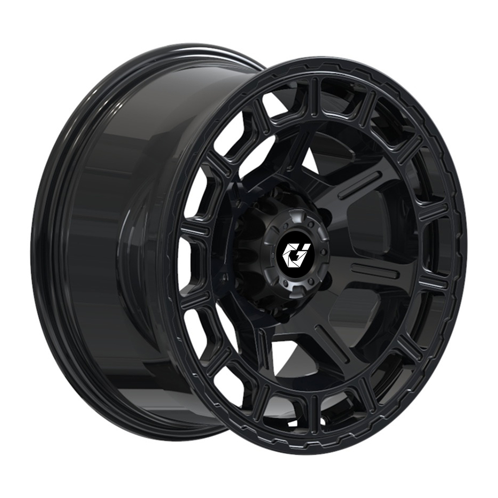 Quality GVICHN Forged Offroad Rim Gloss Black Deep Concave 763B 5X5.50 Bolt Pattern +18mm Offset Customizable  factory
