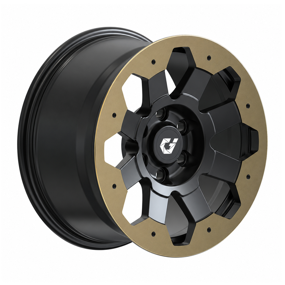 Quality GVICHN Forged Offroad Wheel 2-tone Bronze and Black 17x9 18x9 20x9 6x139.7 Bolt Pattern -18mm Offset for Patrol Y61/Y62 Navara Terra factory